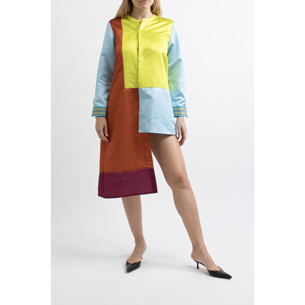 Alado Color Block Asymmetrical Jacket